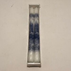 Holland Blue and White Decorative Candles